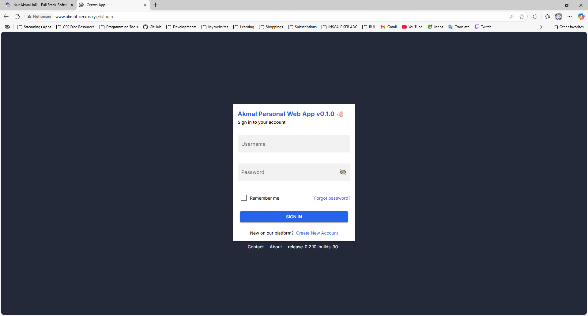 Financial Management System screenshot